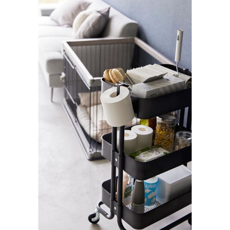 トイレットペーパーケース 山崎実業 正規品 nooks ヌークス マグネットトイレットペーパーホルダー トイレットペーパーホルダー  ブラック | 山崎実業 | 03