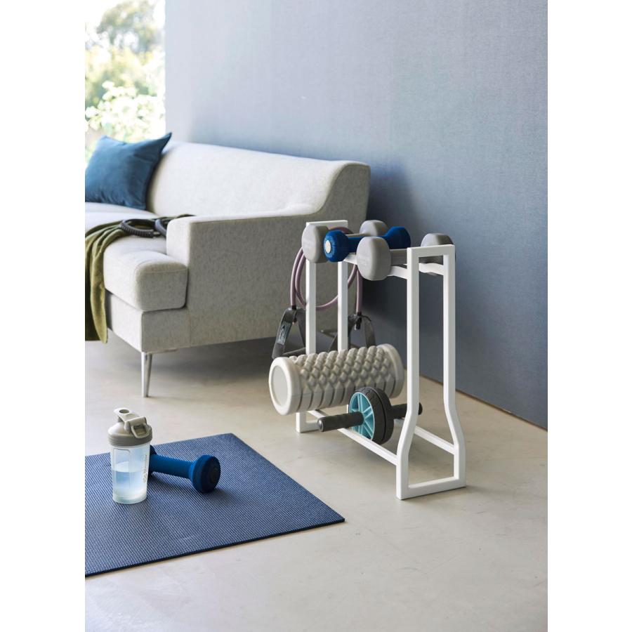 ダンベル収納ラック 山崎実業 正規品 tower タワー ダンベルラック 家庭用  ホワイト | tower | 03
