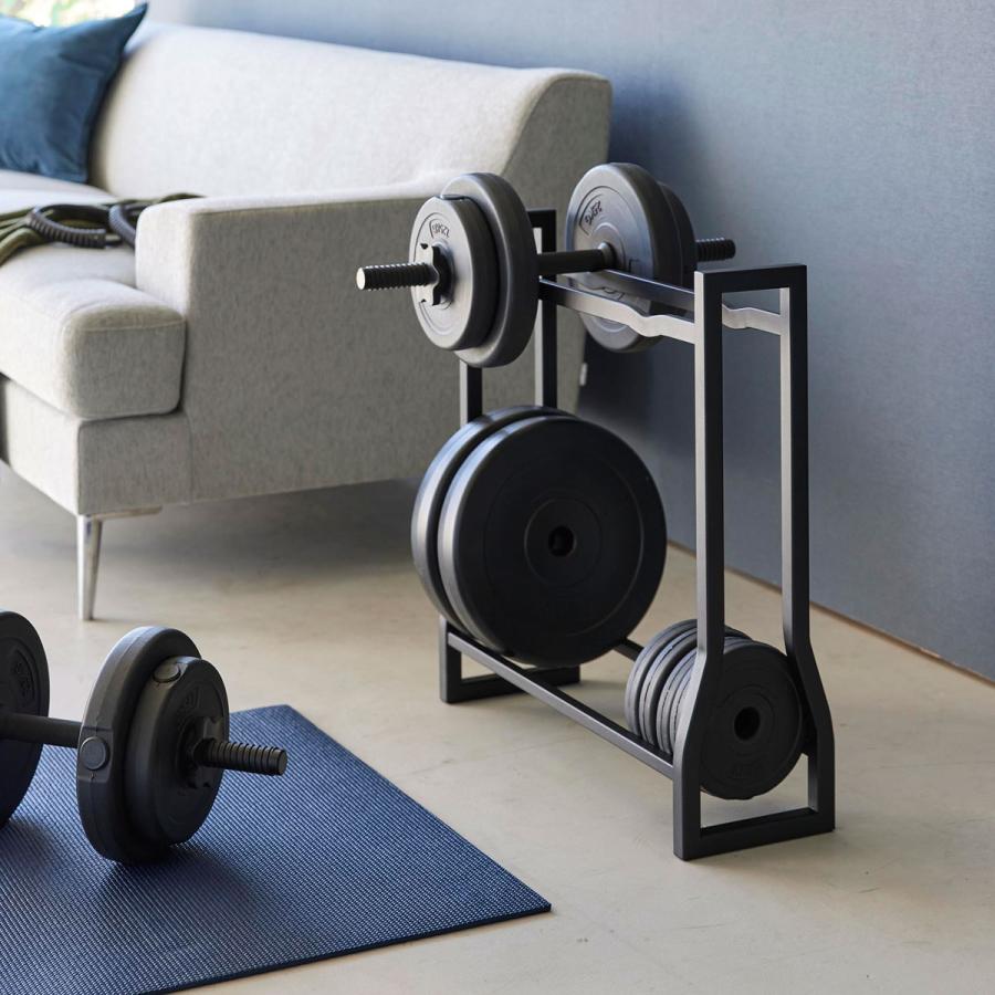 ダンベル収納ラック 山崎実業 正規品 tower タワー ダンベルラック 家庭用  ブラック | tower
