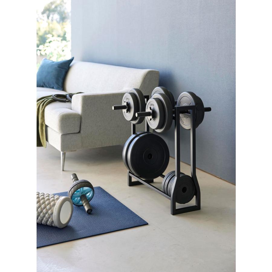 ダンベル収納ラック 山崎実業 正規品 tower タワー ダンベルラック 家庭用  ブラック | tower | 02