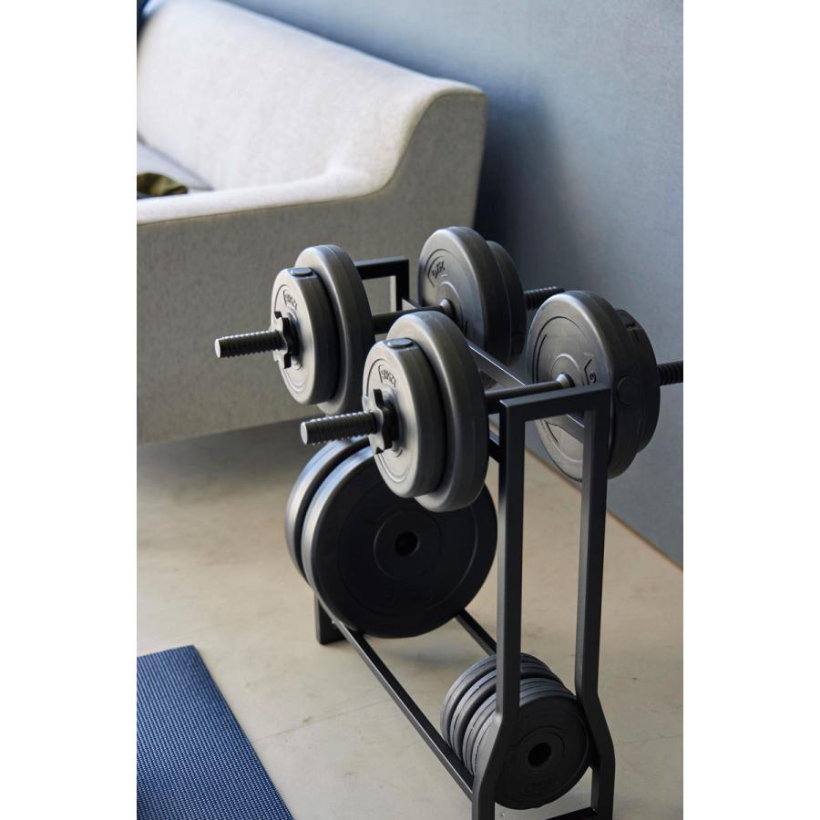 ダンベル収納ラック 山崎実業 正規品 tower タワー ダンベルラック 家庭用  ブラック | tower | 04