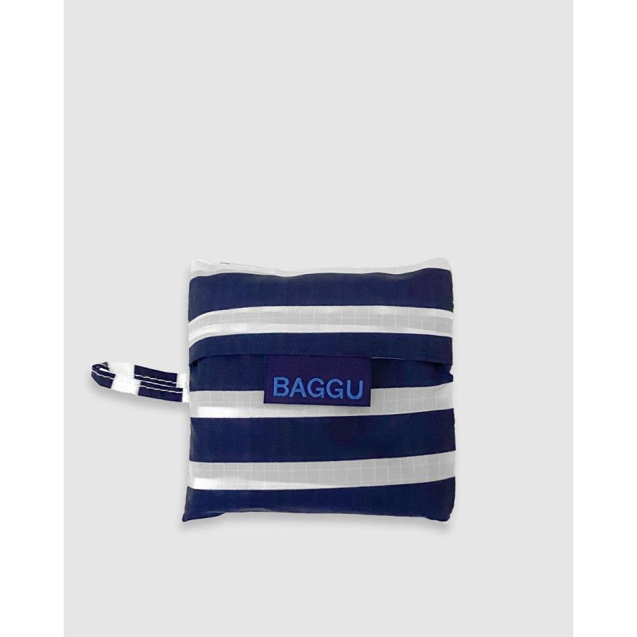 2024新作 エコバッグ バグー BAGGU 正規品 バグゥ BABY BAGGU 折りたたみ 収納コンパクト ベビーバグゥ ベビーバグー ネイビーストライプ | BAGGU | 02