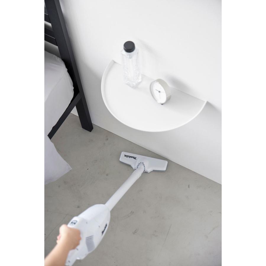 サイドテーブル 山崎実業 正規品 tower タワー ウォールサイドテーブル 石こうボード壁対応 コーヒーテーブル ナイトテーブル  ホワイト | tower | 04