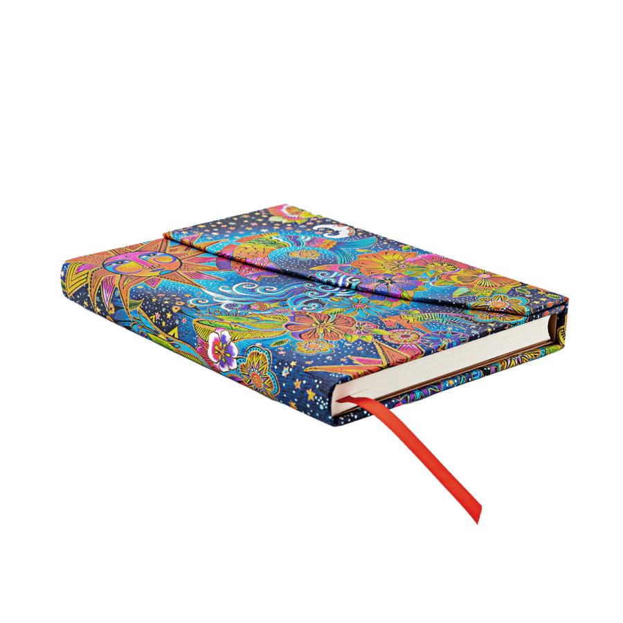 閉店セール｜ノートブック paperblanks ペーパーブランクス MIDI ハードカバー 罫線 ミディ 気まぐれな妖精たち セレスティアル・マジック | paperblanks | 02