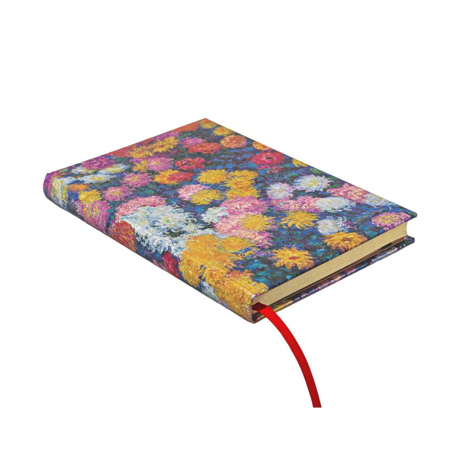 閉店セール｜高級ノート paperblanks ペーパーブランクス MIDI ハードカバー 罫線 モネ 菊の花 | paperblanks | 02