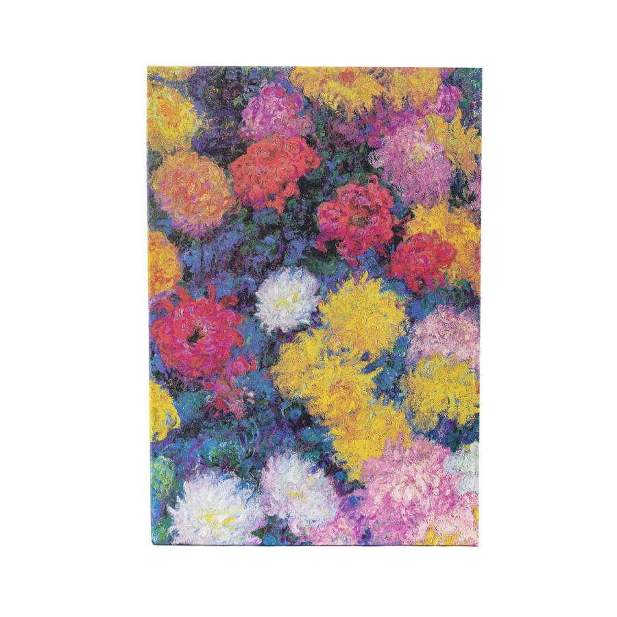 閉店セール｜高級ノート paperblanks ペーパーブランクス MIDI ハードカバー 罫線 モネ 菊の花 | paperblanks | 03