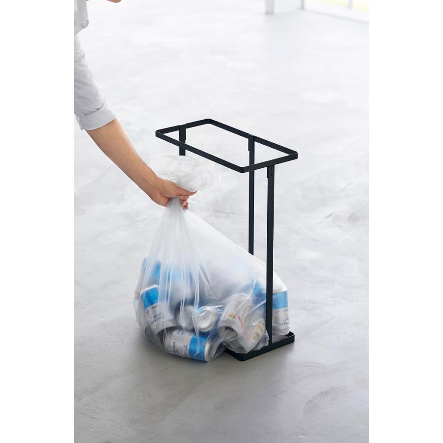 蓋付きゴミ箱 山崎実業 正規品 tower タワー スリム蓋付き分別ゴミ袋ホルダー 45L 横開き 2個組 キッチンゴミ箱 分別ゴミ箱  ブラック | tower | 07