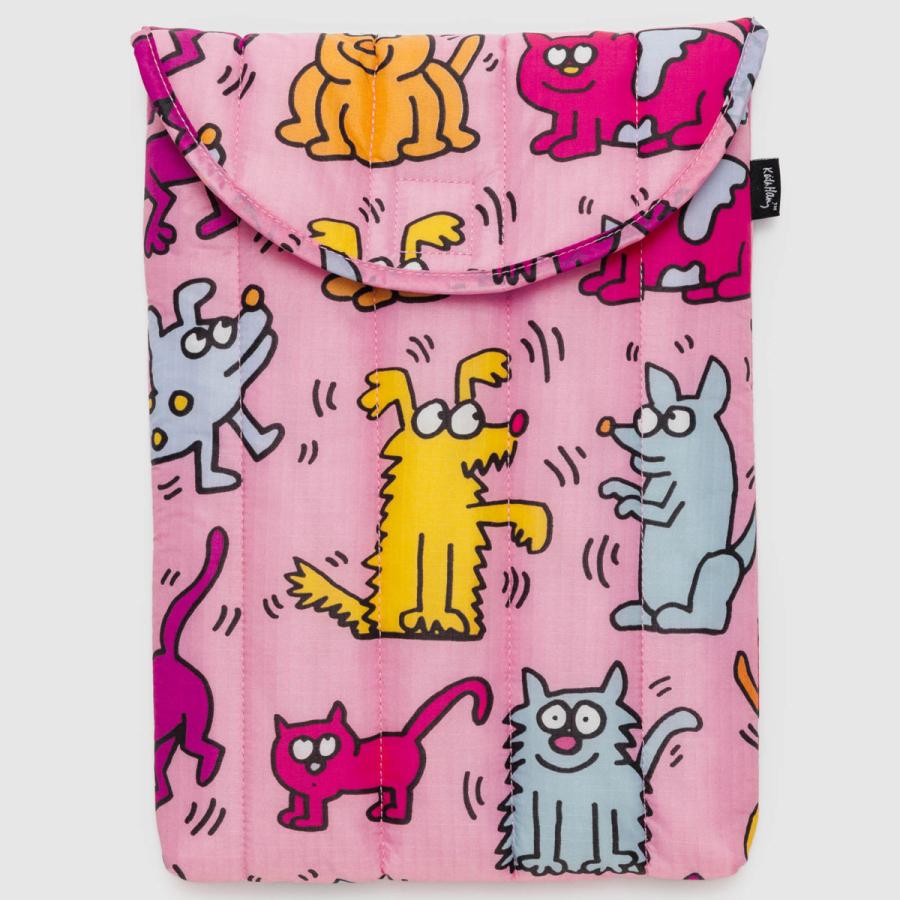 ノートパソコンケース バグー 正規品 BAGGU バグゥ PUFFY LAPTOP SLEEVE 13インチ/14インチ PCケース PCバッグ  キースヘリング ペット | BAGGU
