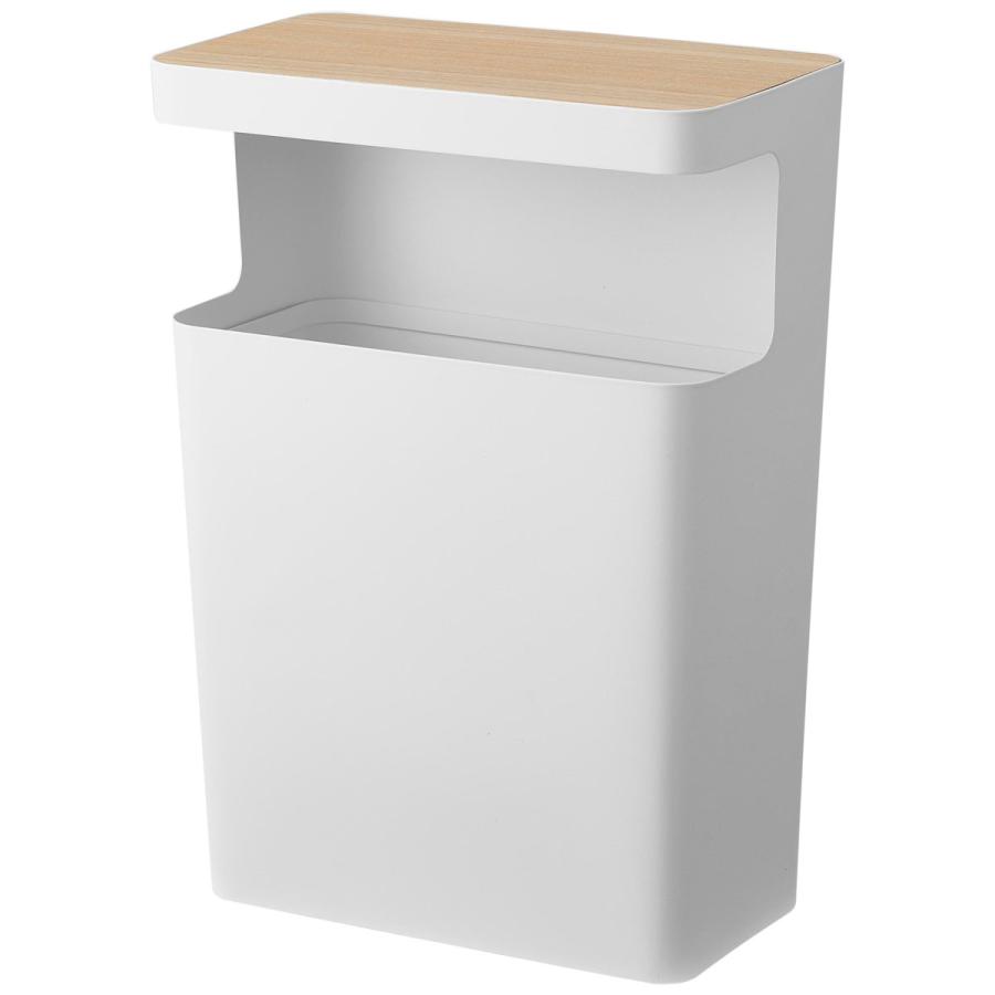 ゴミ箱 山崎実業 正規品 RIN リン 天板付きトラッシュカン 角型 ダストボックス ごみ箱  ナチュラル |  | 01