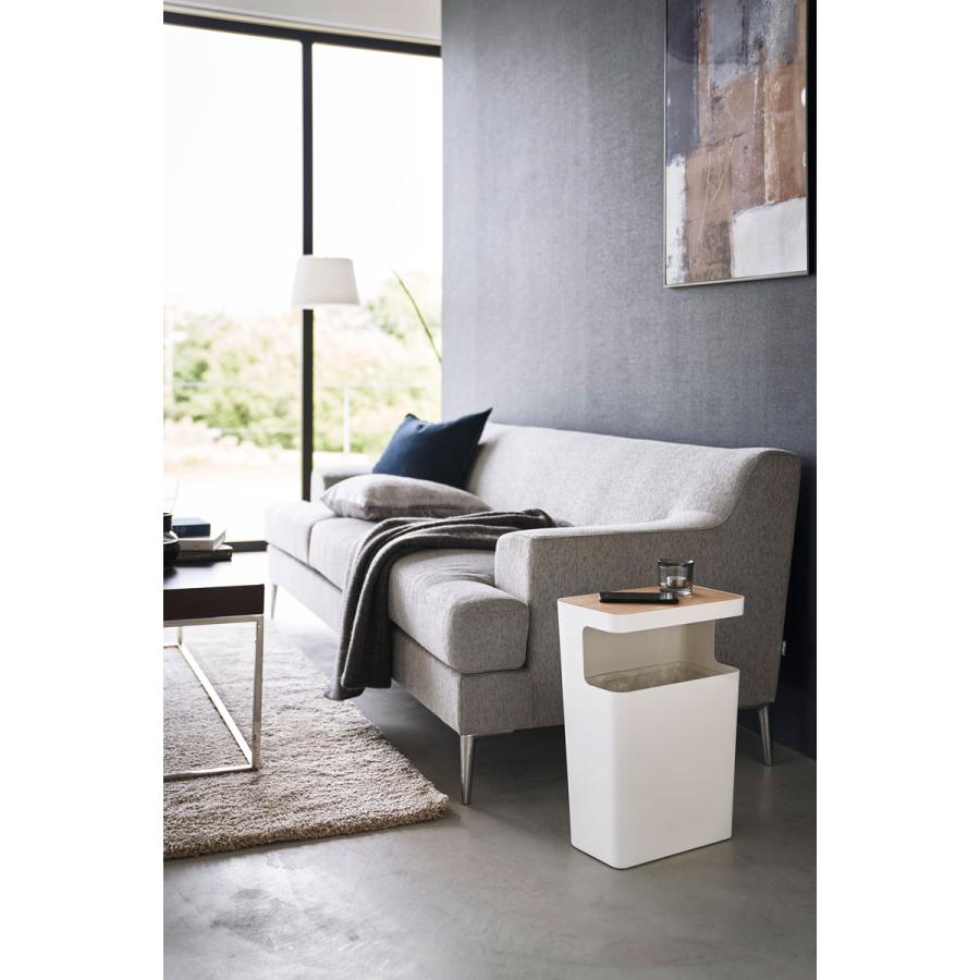 ゴミ箱 山崎実業 正規品 RIN リン 天板付きトラッシュカン 角型 ダストボックス ごみ箱  ナチュラル |  | 02