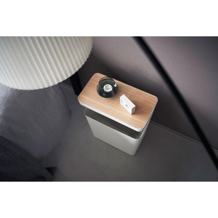 ゴミ箱 山崎実業 正規品 RIN リン 天板付きトラッシュカン 角型 ダストボックス ごみ箱  ナチュラル |  | 05