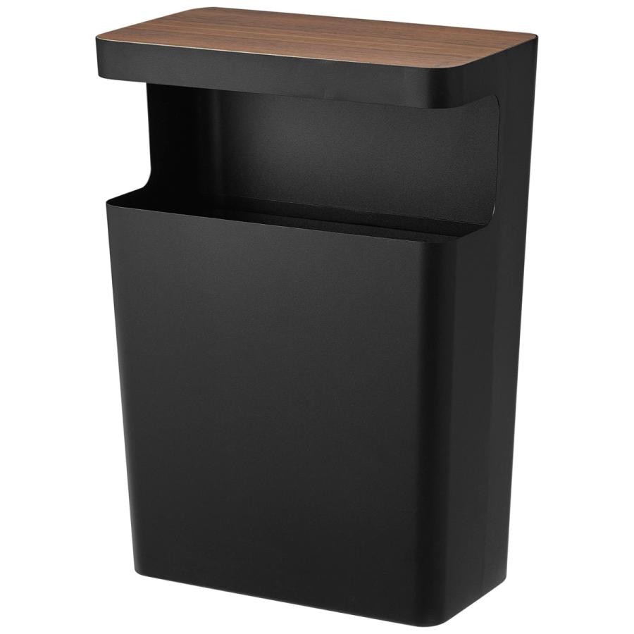 ゴミ箱 山崎実業 正規品 RIN リン 天板付きトラッシュカン 角型 ダストボックス ごみ箱  ブラウン |  | 01