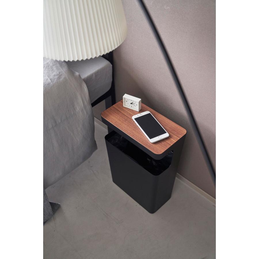 ゴミ箱 山崎実業 正規品 RIN リン 天板付きトラッシュカン 角型 ダストボックス ごみ箱  ブラウン |  | 05