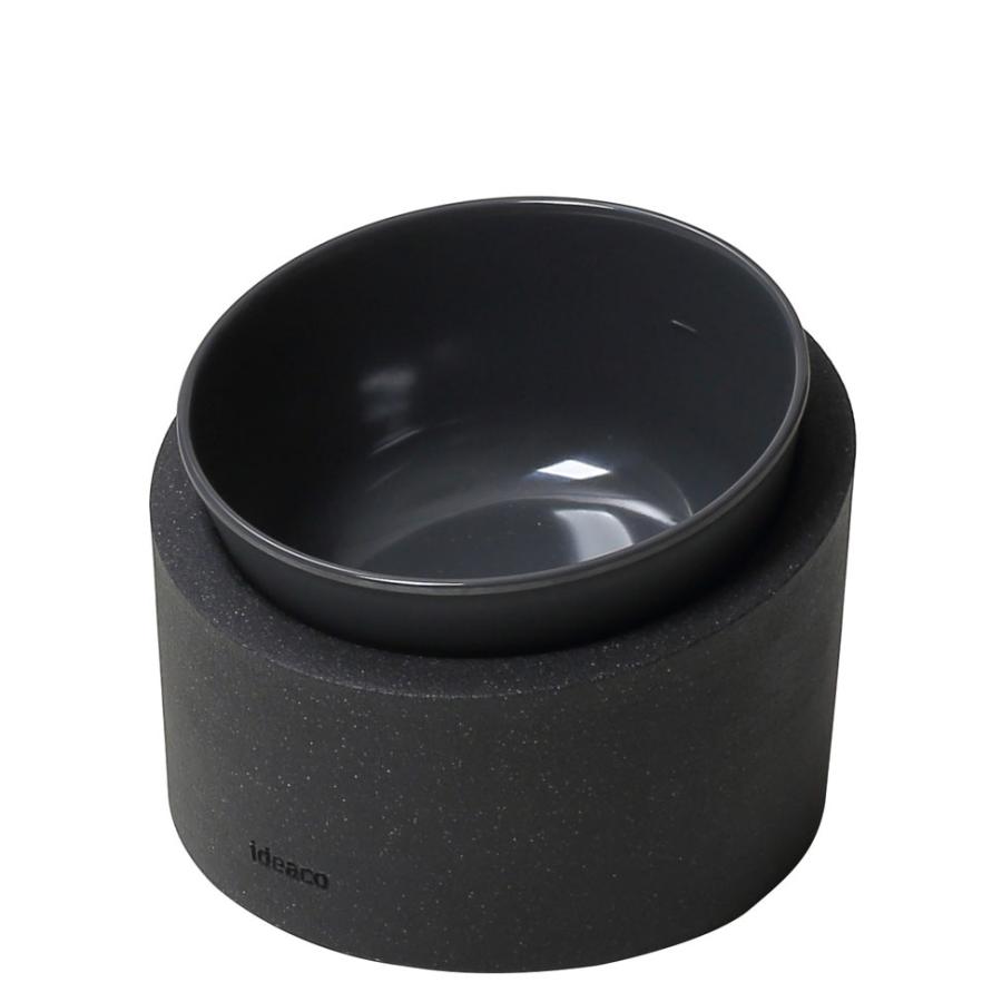 閉店セール｜ウォーターボウル ideaco イデアコ ペット用食器 ペットフィーダー Water bowl Low ストーンサンドブラック/チャコール | 