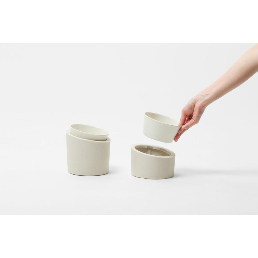 閉店セール｜ウォーターボウル ideaco イデアコ ペット用食器 ペットフィーダー Water bowl High ストーンサンドブラック/チャコール |  | 07