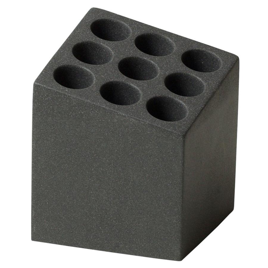 傘立て 正規品 ideaco イデアコ 9本挿し傘立て キューブ ストーンサンドカラー 石調 傘たて 傘スタンド Umbrella Stand CUBE ストーンサンドブラック | 