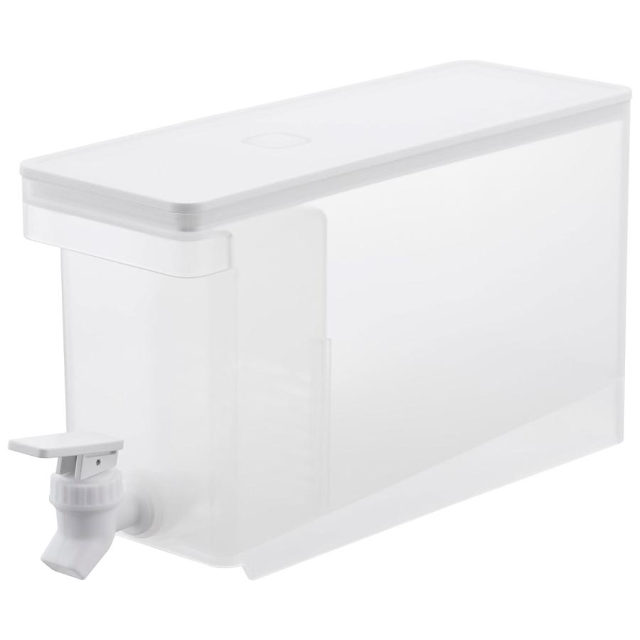 ドリンクサーバー 山崎実業 正規品 tower タワー 冷蔵庫ドリンクサーバー 2.8L ドリンクディスペンサー  ホワイト | tower | 01