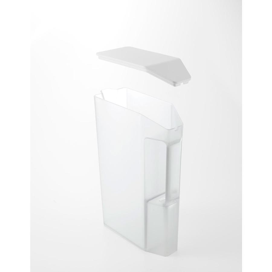 冷水筒 山崎実業 正規品 tower タワー ハンドル付きスリム冷水筒 2L 茶ポット 麦茶ポット  ホワイト | tower | 07