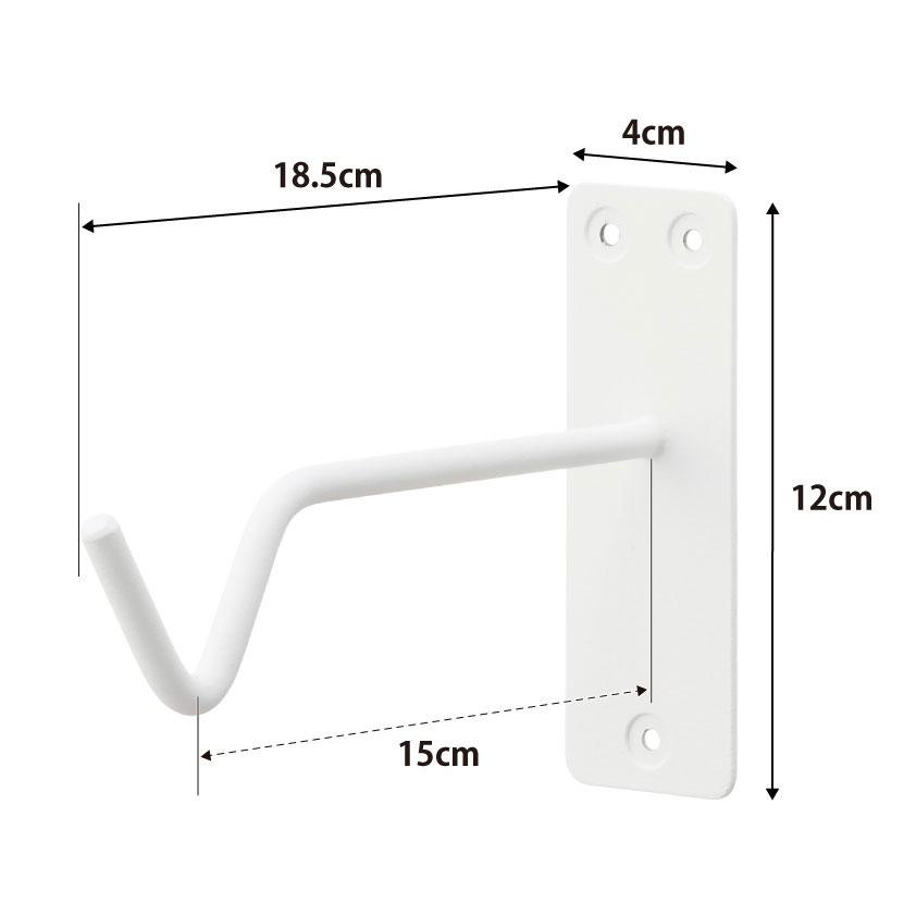 ハンギングフック 山崎実業 正規品 tower タワー ウォールハンギンググリーンフック 石こうボード壁対応 プランター 観葉植物  ホワイト | tower | 08