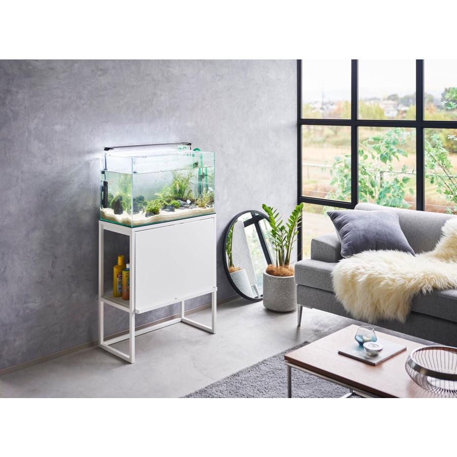 水槽台 山崎実業 正規品 nooks ヌークス 水槽ラック 水槽スタンド  ホワイト | 山崎実業 | 02