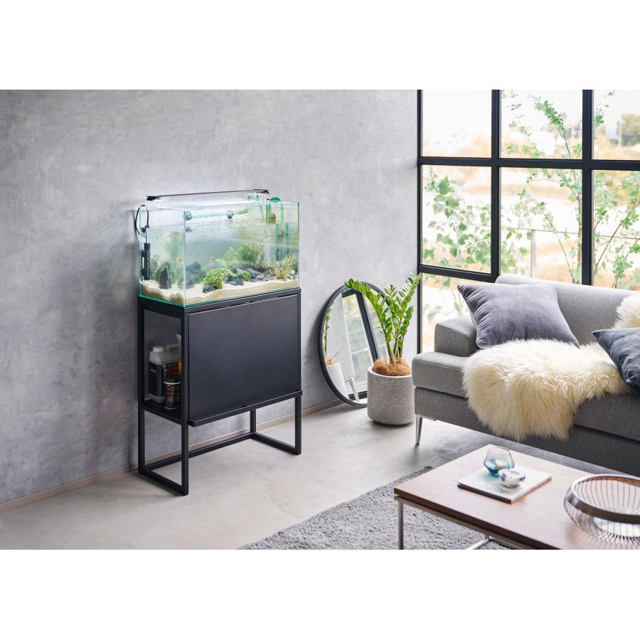 水槽台 山崎実業 正規品 nooks ヌークス 水槽ラック 水槽スタンド  ブラック | 山崎実業 | 02