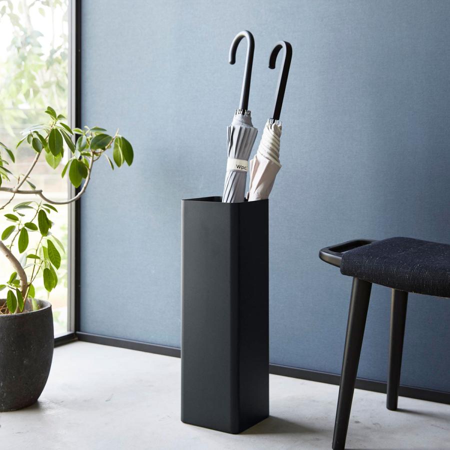 傘立て 山崎実業 正規品 smart スマート かさたて スクエア 傘たて 傘スタンド  ブラック | 山崎実業