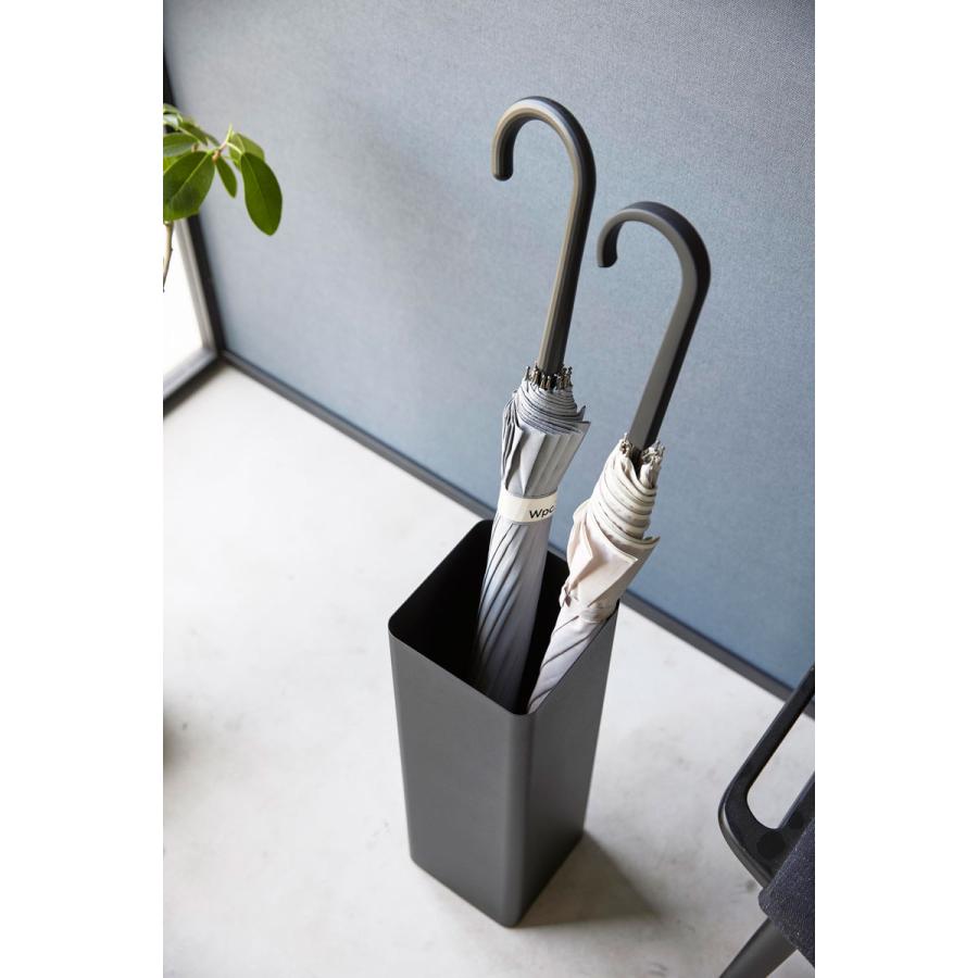 傘立て 山崎実業 正規品 smart スマート かさたて スクエア 傘たて 傘スタンド  ブラック | 山崎実業 | 03