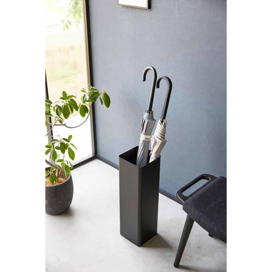 傘立て 山崎実業 正規品 smart スマート かさたて スクエア 傘たて 傘スタンド  ブラック | 山崎実業 | 05