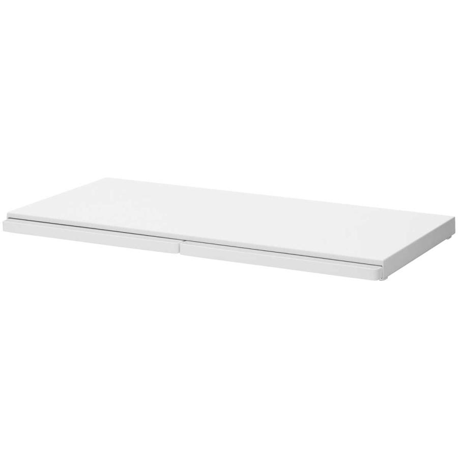 キッチンスライドテーブル 山崎実業 正規品 tower タワー キッチン家電下スライドテーブル W80 スライドテーブル 引き出し  ホワイト | tower | 01