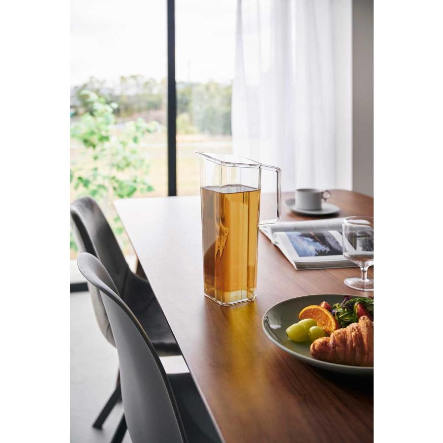 冷水筒 山崎実業 正規品 tower タワー ハンドル付き冷水筒 1.2L 茶ポット 麦茶ポット  ホワイト | tower | 02