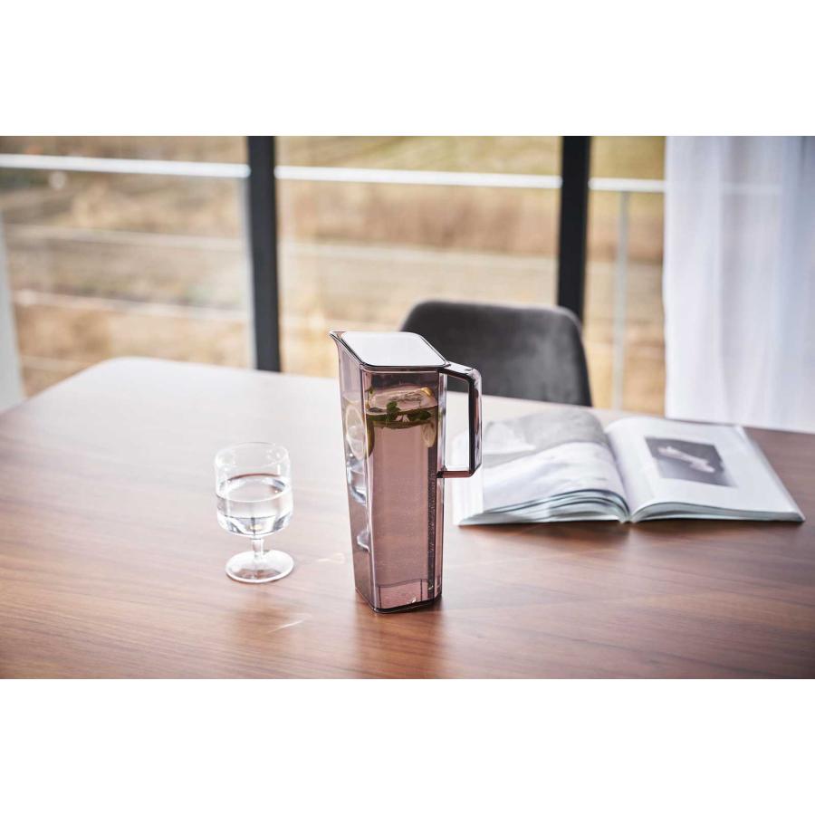 冷水筒 山崎実業 正規品 tower タワー ハンドル付き冷水筒 1.2L 茶ポット 麦茶ポット  ブラック | tower | 05