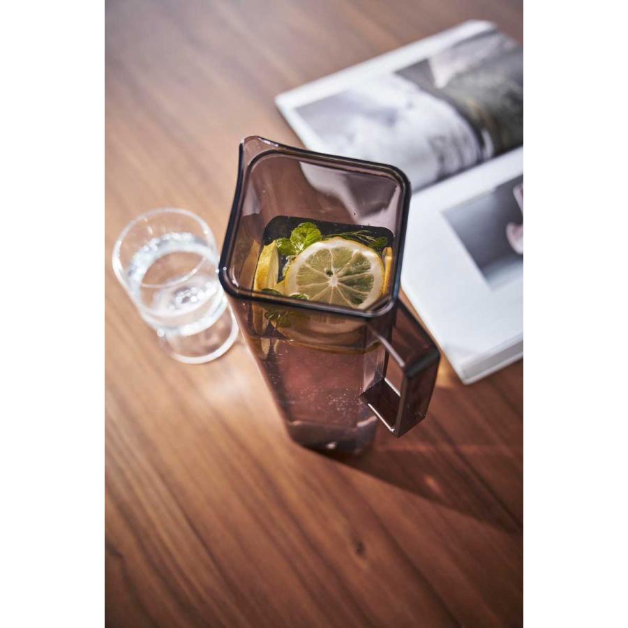 冷水筒 山崎実業 正規品 tower タワー ハンドル付き冷水筒 1.2L 茶ポット 麦茶ポット  ブラック | tower | 06