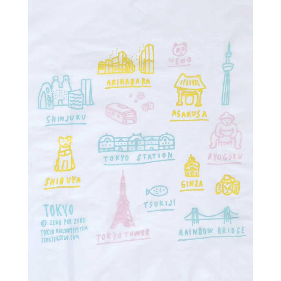 エコバッグ バグー 正規品 BAGGU バグゥ 2024新作秋 スタンダードバグゥ ZPZ TOKYO MAP 折りたたみ 収納コンパクト STANDARD BAGGU ホワイト | BAGGU | 02