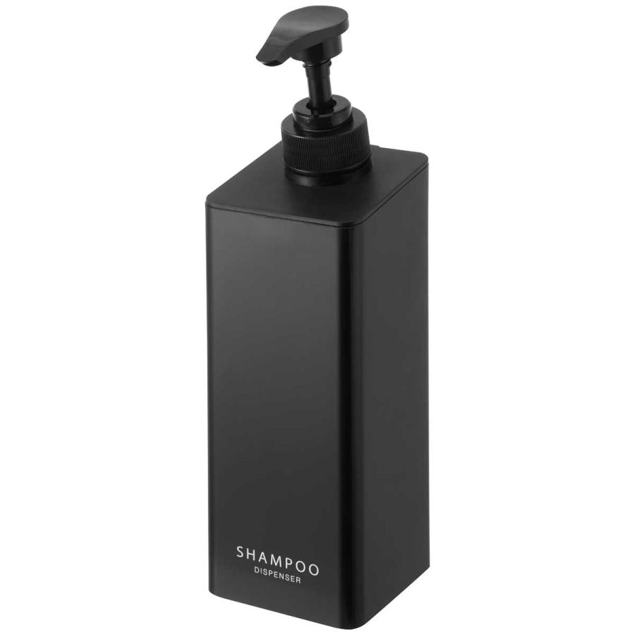 ディスペンサー 山崎実業 正規品 tower タワー たっぷり洗剤が出るマグネットディスペンサー 壁付け 壁掛け  シャンプー ブラック | tower | 01