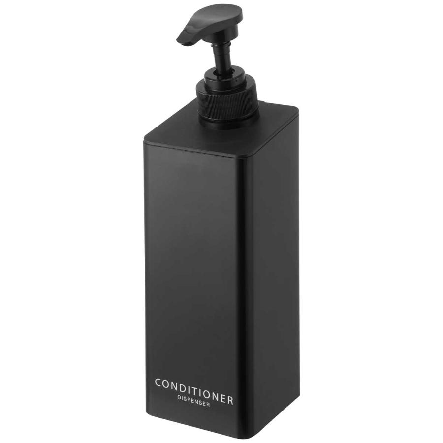 ディスペンサー 山崎実業 正規品 tower タワー たっぷり洗剤が出るマグネットディスペンサー 壁付け 壁掛け  コンディショナー ブラック | tower | 01