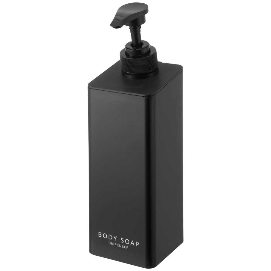 ディスペンサー 山崎実業 正規品 tower タワー たっぷり洗剤が出るマグネットディスペンサー 壁付け 壁掛け  ボディソープ ブラック | tower | 01