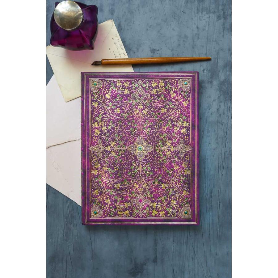 スケジュール帳 正規品 paperblanks ペーパーブランクス MIDI Flexis ソフトカバー 2025年 ダイアリー 日本語版 手帳 ミディ ダイヤモンド ジュビリー | paperblanks | 01