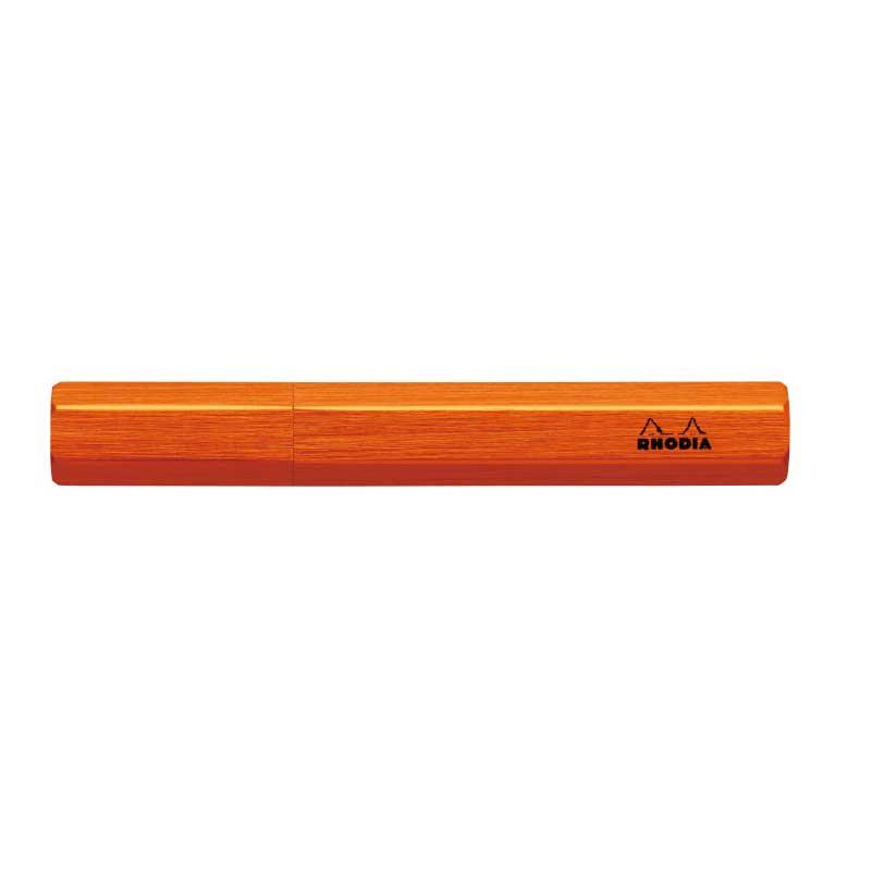 シャー芯ケース 正規品 RHODIA ロディア スクリプト リードケース ＆ レフィル 芯ケース scRipt LEAD CASE & REFILL オレンジ | RHODIA | 02
