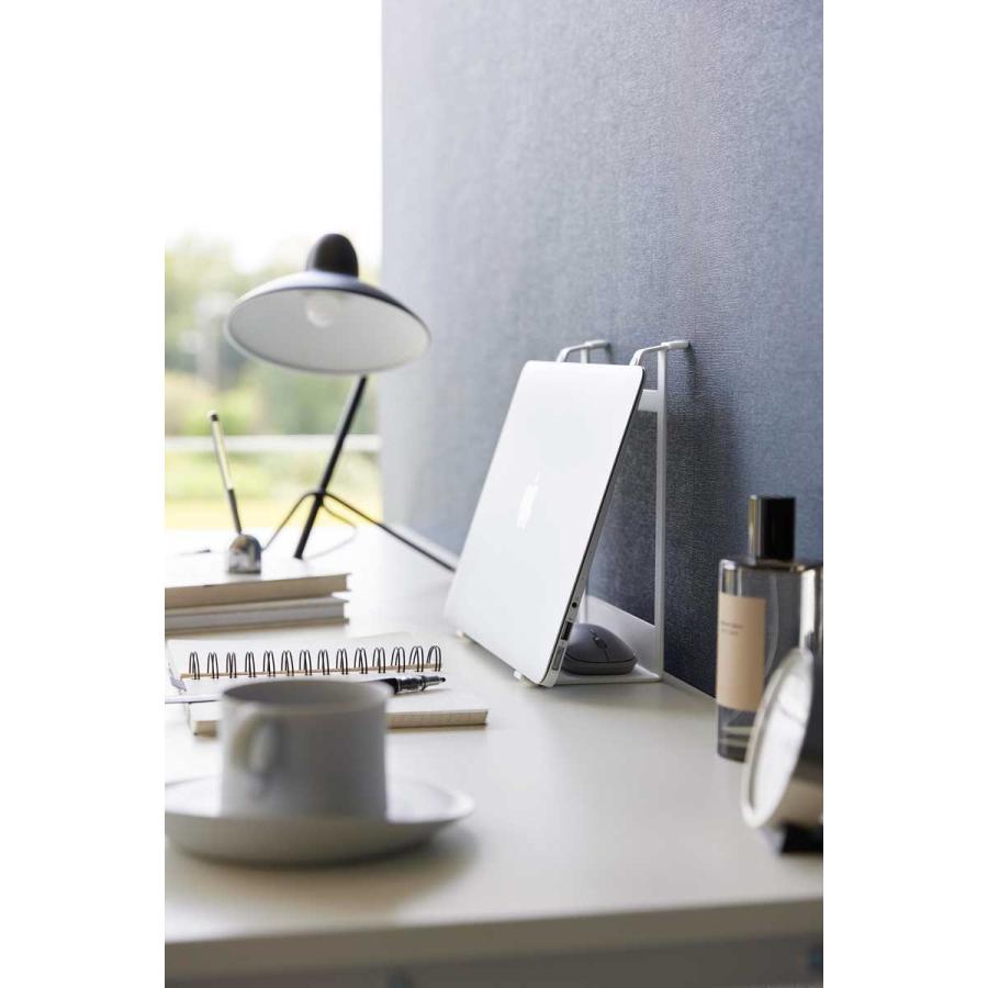 ノートパソコンスタンド 山崎実業 正規品 tower タワー ツーウェイノートパソコン＆タブレットスタンド PCスタンド  ホワイト | tower | 03