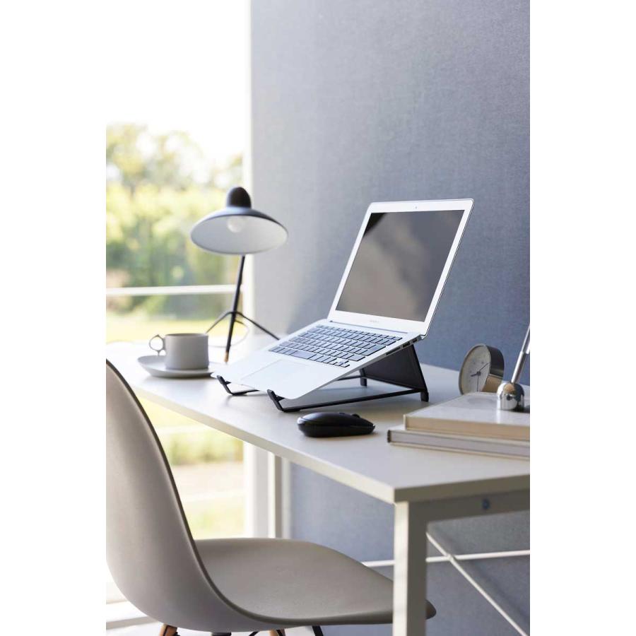 ノートパソコンスタンド 山崎実業 正規品 tower タワー ツーウェイノートパソコン＆タブレットスタンド PCスタンド  ブラック | tower | 02