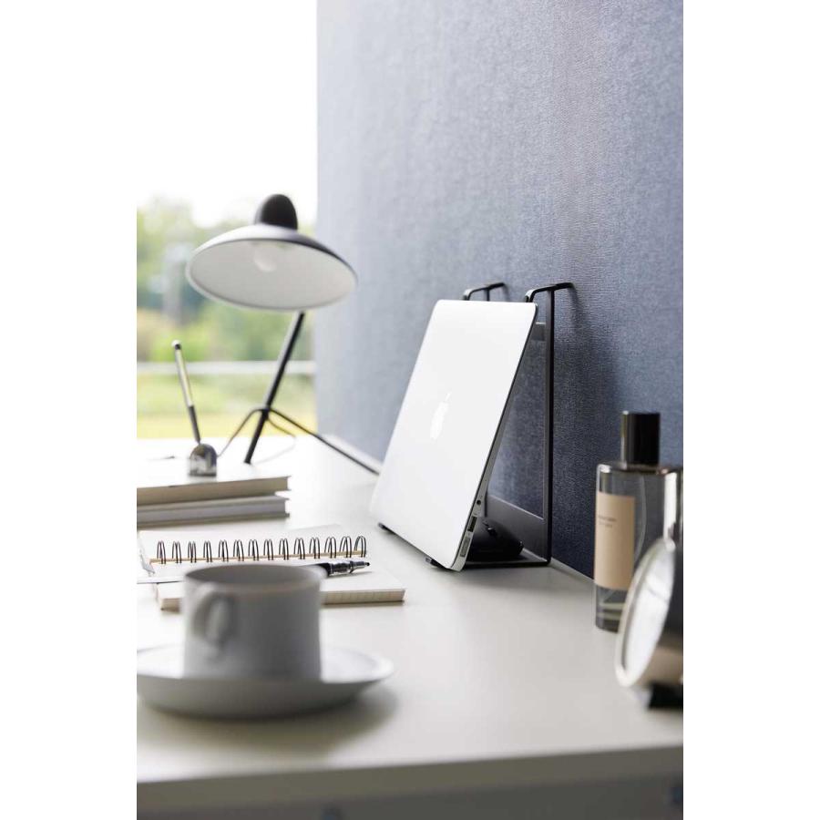 ノートパソコンスタンド 山崎実業 正規品 tower タワー ツーウェイノートパソコン＆タブレットスタンド PCスタンド  ブラック | tower | 04