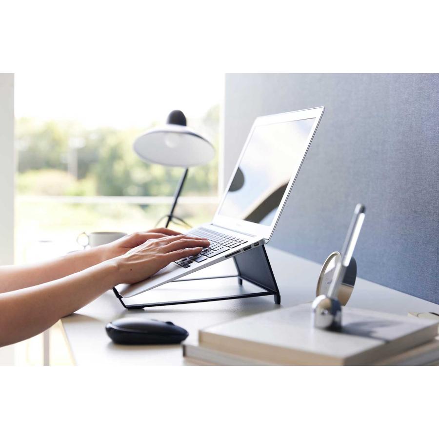 ノートパソコンスタンド 山崎実業 正規品 tower タワー ツーウェイノートパソコン＆タブレットスタンド PCスタンド  ブラック | tower | 05
