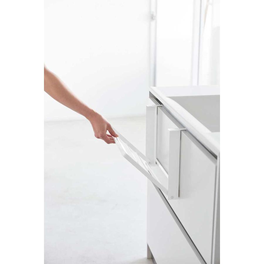 折りたたみ棚 山崎実業 正規品 tower タワー 引っ掛け折り畳み棚 折り畳み棚 シェルフ  ホワイト | tower | 07