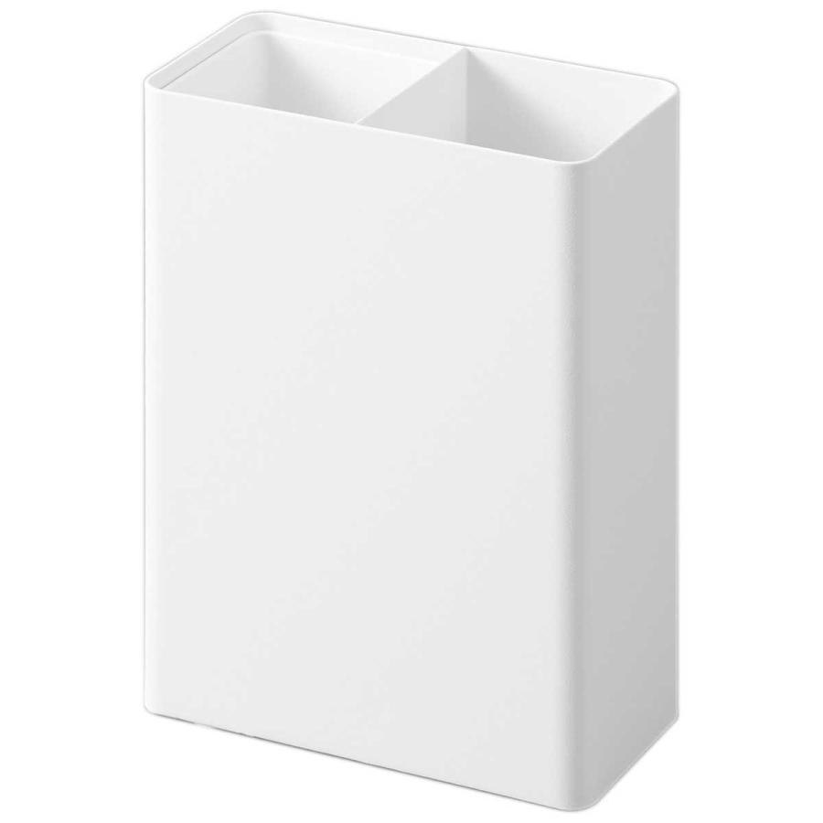 衣類用粘着クリーナースタンド 山崎実業 tower タワー マグネット粘着クリーナースタンド収納&ダストボックス 衣類用粘着ローラー ホワイト | tower | 01