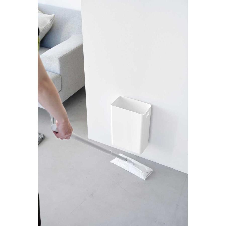 ゴミ箱 山崎実業 正規品 tower タワー ウォールトラッシュカン 7L 石こうボード壁対応 ダストボックス ごみ箱  ホワイト | tower | 05
