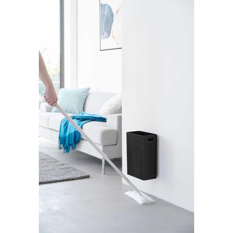 ゴミ箱 山崎実業 正規品 tower タワー ウォールトラッシュカン 7L 石こうボード壁対応 ダストボックス ごみ箱  ブラック | tower | 05