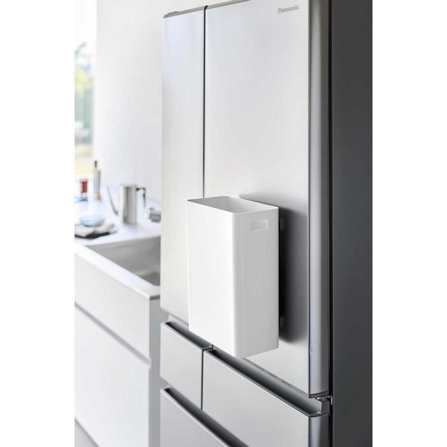 ゴミ箱 山崎実業 正規品 tower タワー マグネットトラッシュカン 7L ダストボックス ごみ箱  ホワイト | tower | 02