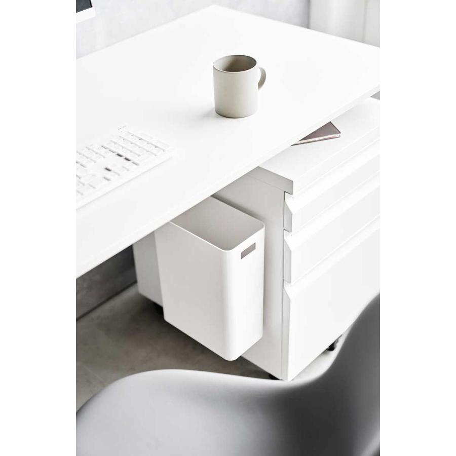 ゴミ箱 山崎実業 正規品 tower タワー マグネットトラッシュカン 7L ダストボックス ごみ箱  ホワイト | tower | 07