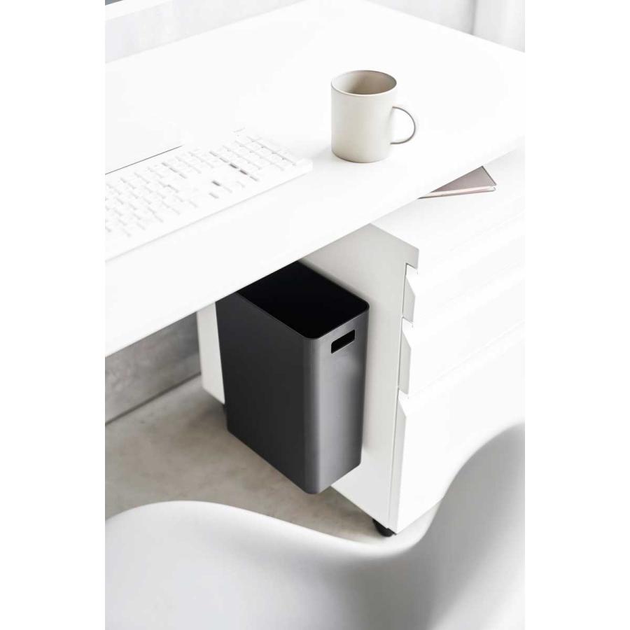 ゴミ箱 山崎実業 正規品 tower タワー マグネットトラッシュカン 7L ダストボックス ごみ箱  ブラック | tower | 07