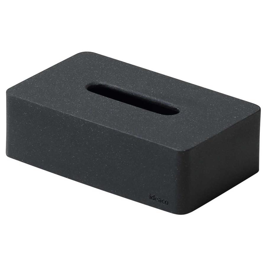 閉店セール｜ティッシュケース ideaco イデアコ ソフトパック用 エスピーコンパクト ティッシュカバー Tissue Case SP compact ストーンサンドブラック | 
